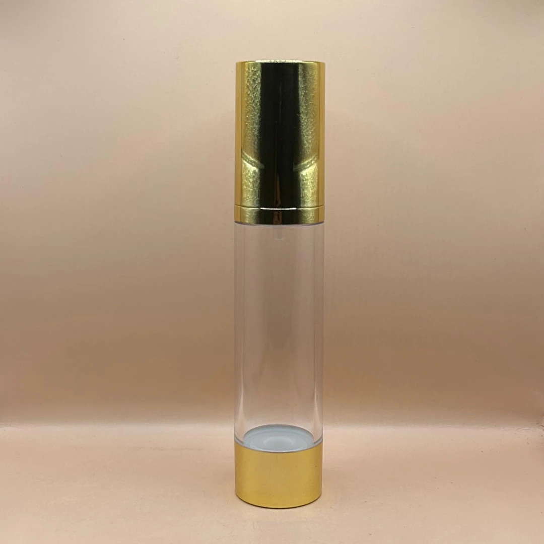 30ML Cylindrical Airless Golden