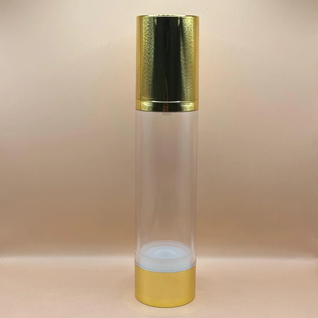 100ML Cylindrical Airless Golden