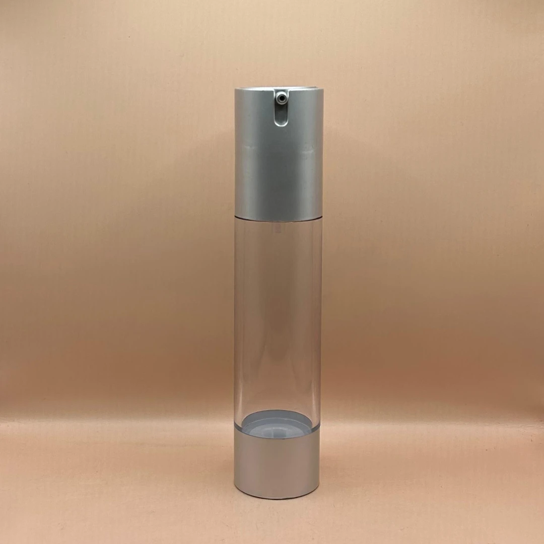 50ML Clinic Airless Bottle Matt Silver