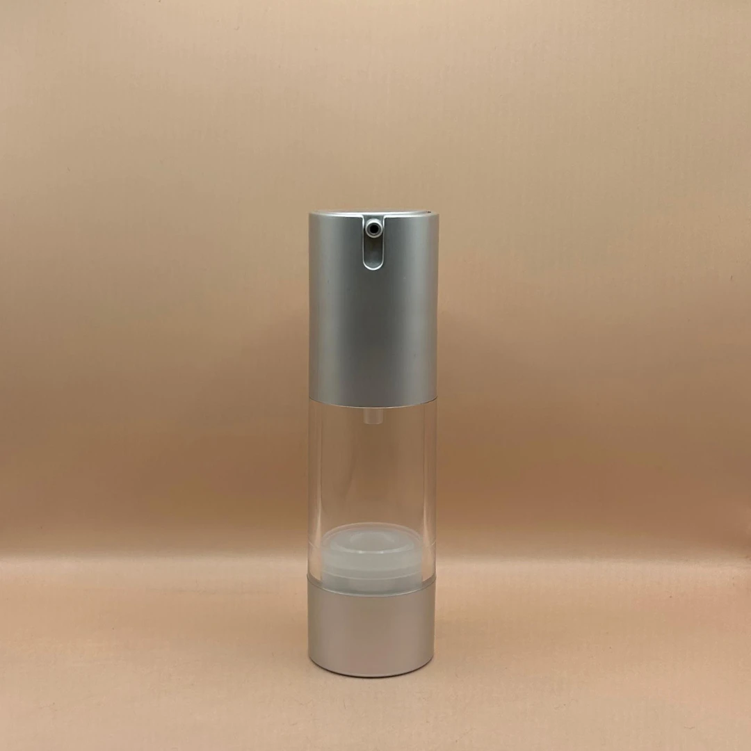 30ML Clinic Airless Bottle Matt Silver