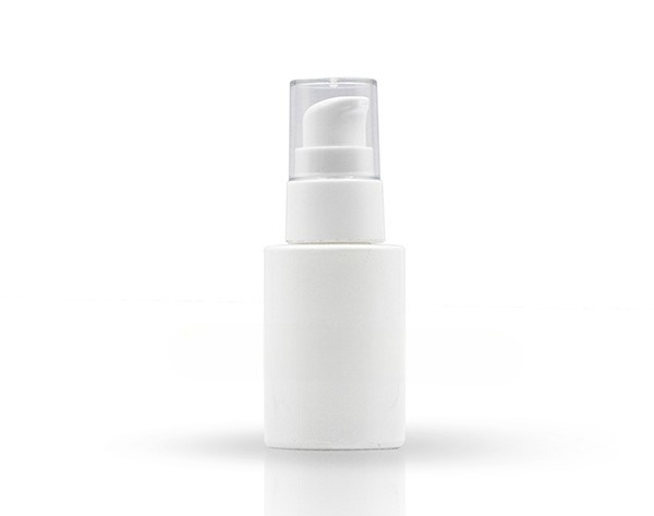 30ML Glass Bottle White With Lotion Pump