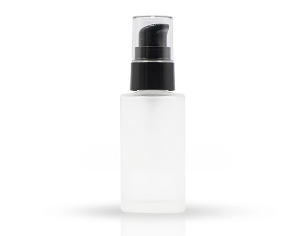 50ML Frosted Glass Bottle With Lotion Pump