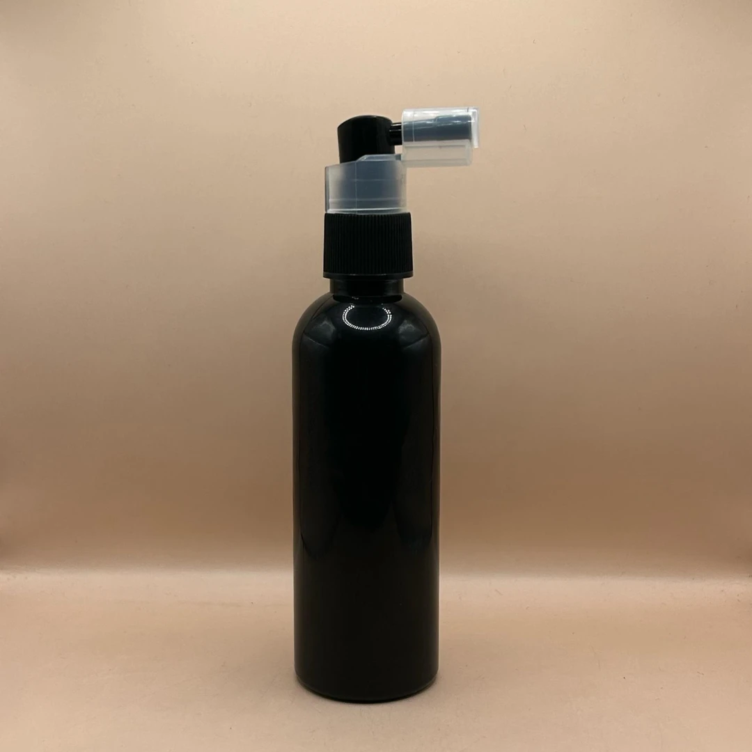 100ML PET Avon Bottle Black With 20MM Nozzle Spray
