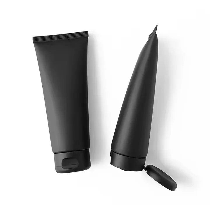 250ML Black Frosted Cosmetic Tube Packaging