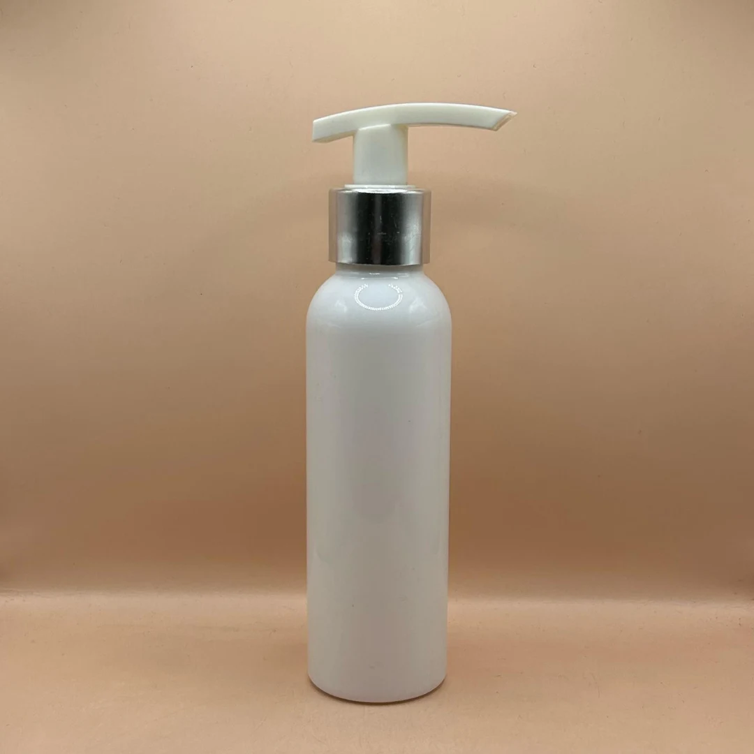 120ML Pet Avon Bottle Frosted With 24/410 L3 Dispenser Pump White With Silver