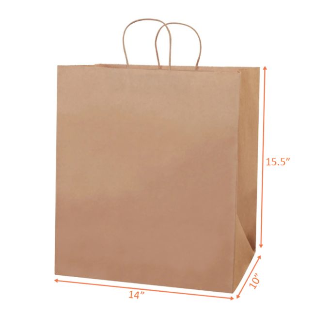 Kraft Paper Bag 14 x 10 x 15.5