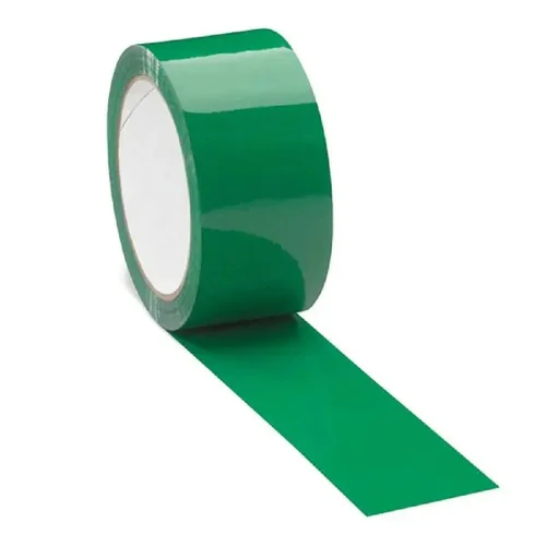 Green 40microns Round Self Adhesive Tapes 48mm x 65m Pack of 72 | Strong & Reliable Sealing